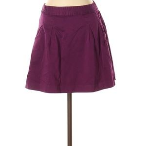 The Limited Dark Purple Knee Length Skirt Size 0